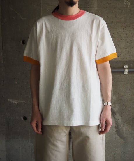FilMelange(MENS) / VOLKER2 VINTAGE TENJIKU RINGER T-SHIRT