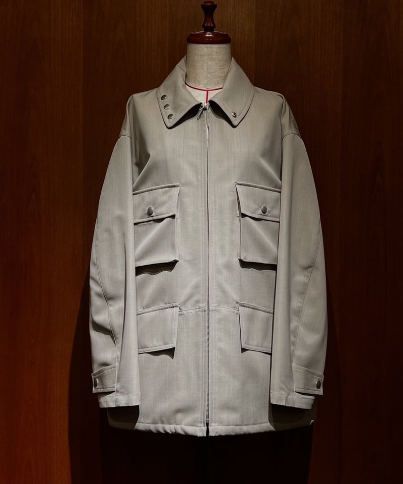 AURALEE(MENS) / WOOL MAX CANVAS BLOUSON | Burnish
