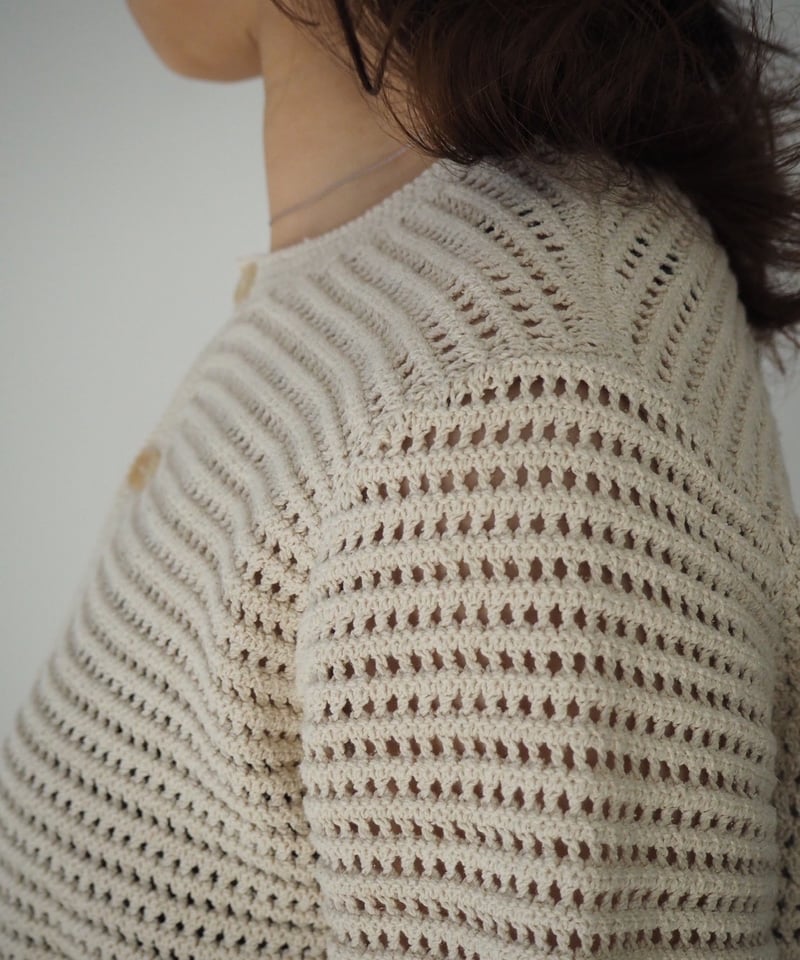 AURALEE(WOMENS) / TUSSAH SILK COTTON MESH KNIT