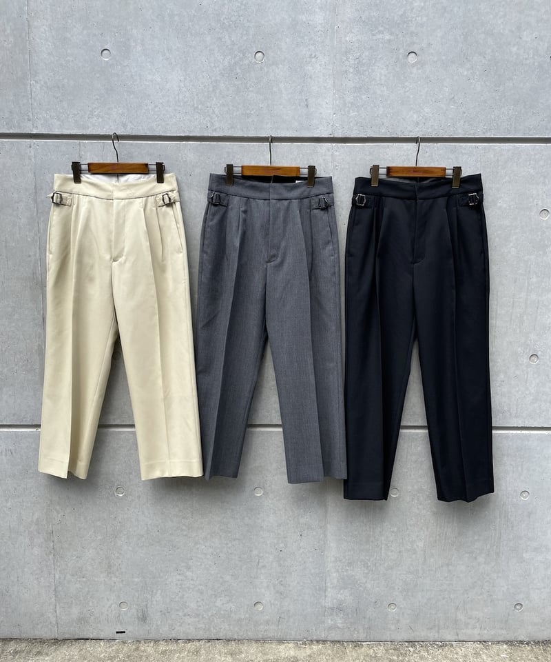 JoICEADDED / WOOL GABARDINE TROUSERS | Burnish