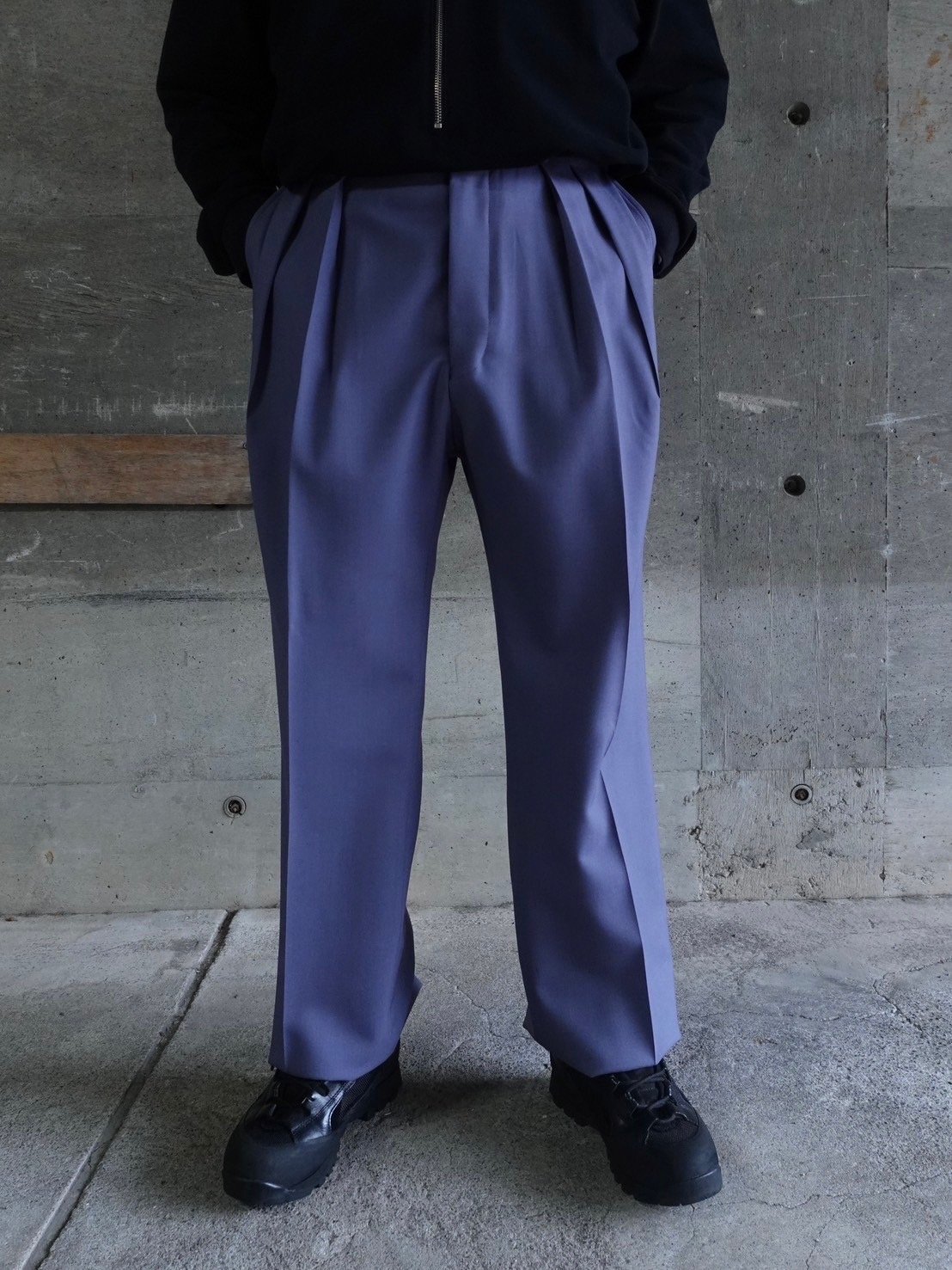 NEAT 24ss Grampians Wool Wide Type1 メンズ|スラックス NEAT 24ss Grampians Wool Wide Type1 メンズ|スラックス