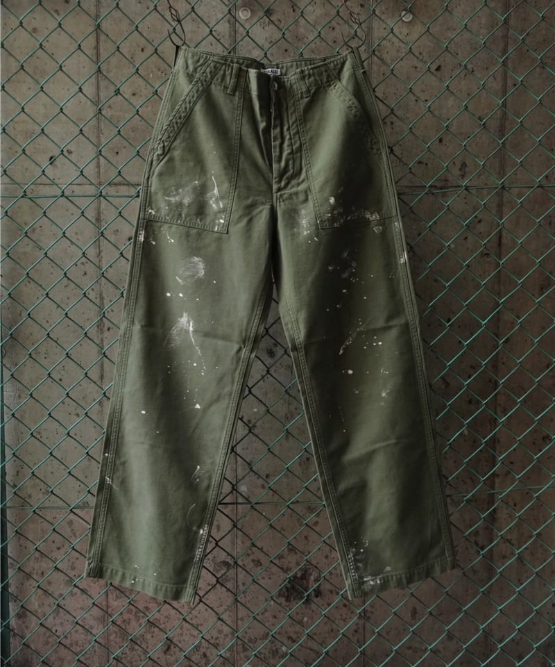 パンツ 25AW WASHEDBAGGYSATINBLEACHED BAKERPANTS BIOTOP(ビオトープ) / 【AURALEE】 WASHED BAGGY SATIN BLEACHED
