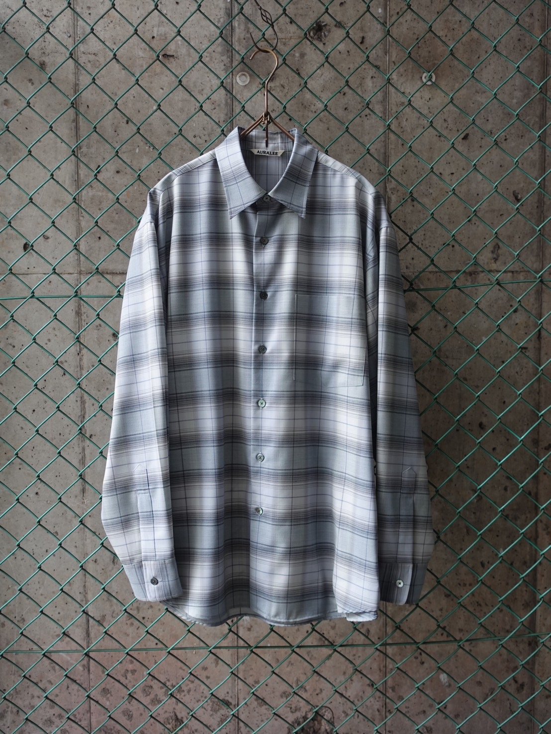 ろ*ろ様 AURALEE SUPER LIGHT WOOL CHECK SHIR AURALEE(MENS) / SUPER LIGHT WOOL CHECK SHIRT |
