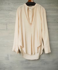 STUDIO NICHOLSON (WOMENS) / PAMPA DRAPED NECK TOP