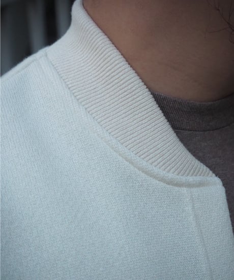 POSTELEGANT(UNISEX) / HEMP COTTON KNIT BLOUSON