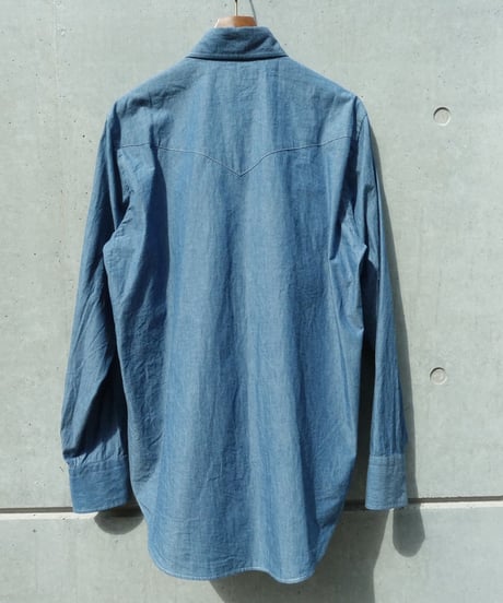 HANDROOM / WESTERN SHIRTS CHAMBRAY