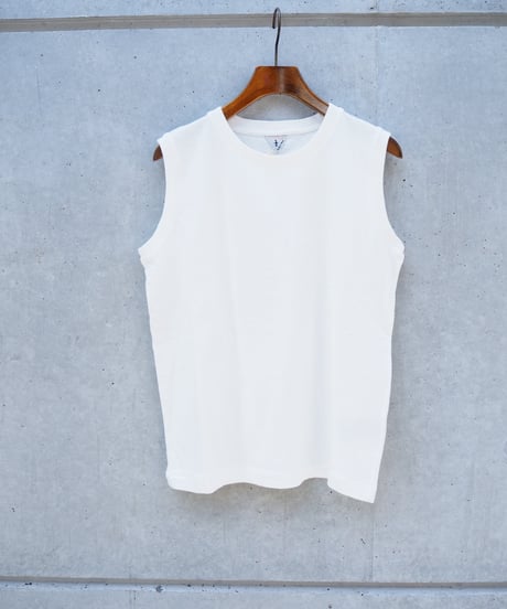 FilMelange(WOMENS) / ELENI2 VINTAGE TENJIKU NO SLEEVE T-SHIRT