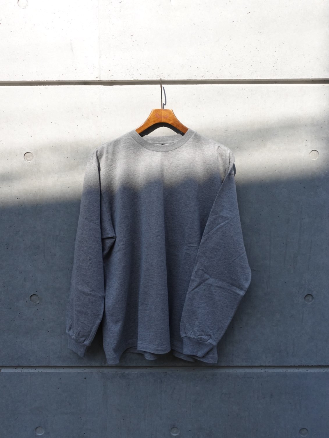 AURALEE(MENS) / LUSTER PLAITING LONG SLEEVE TEE