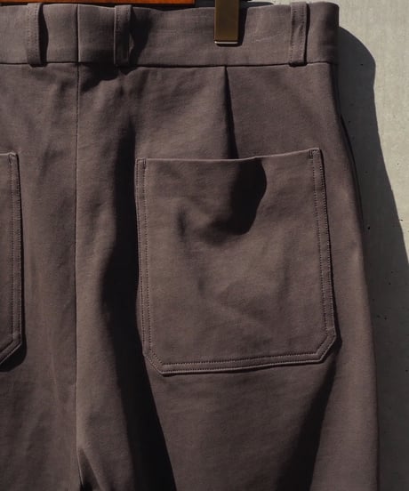 SCYE(MENS) / SALT SHRINKING JERSEY LOOSE TAPERED TROUSERS