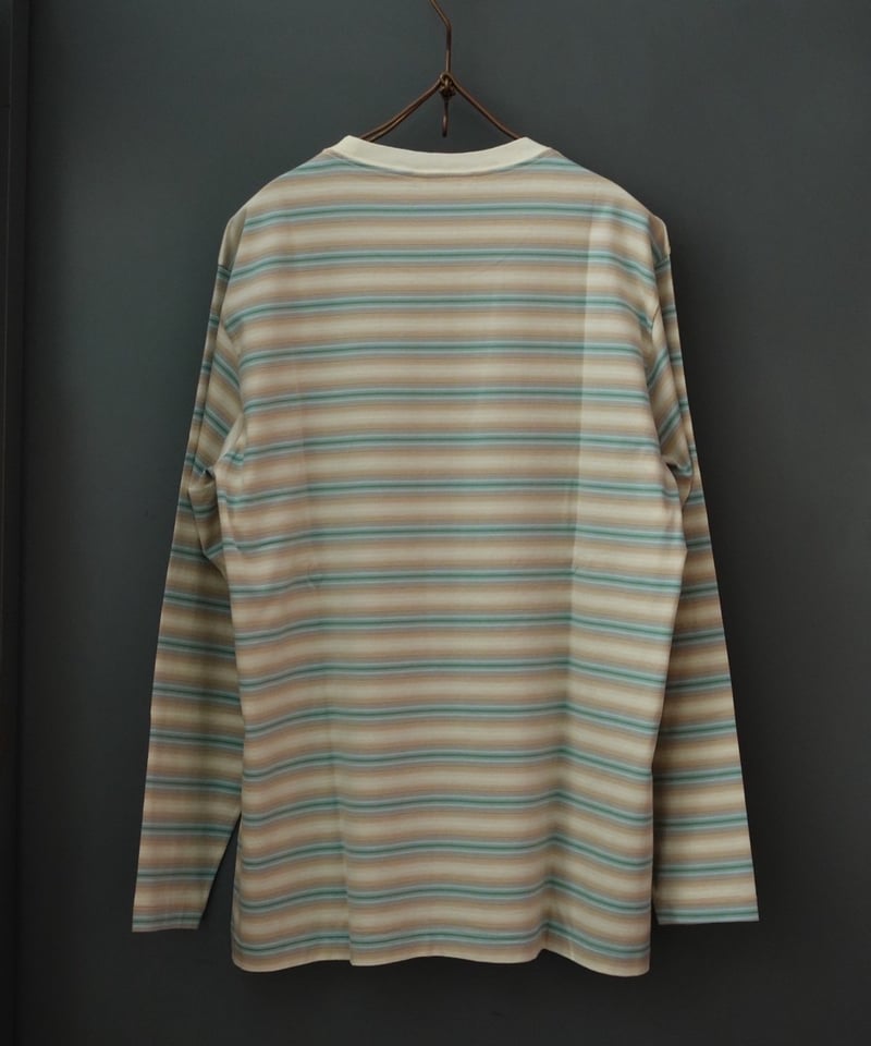 トップス AURALEE GRADIENT STRIPE JERSEY L/S TEE 5 AURALEE | GRADIENT STRIPE JERSEY L/S TEE WOMEN