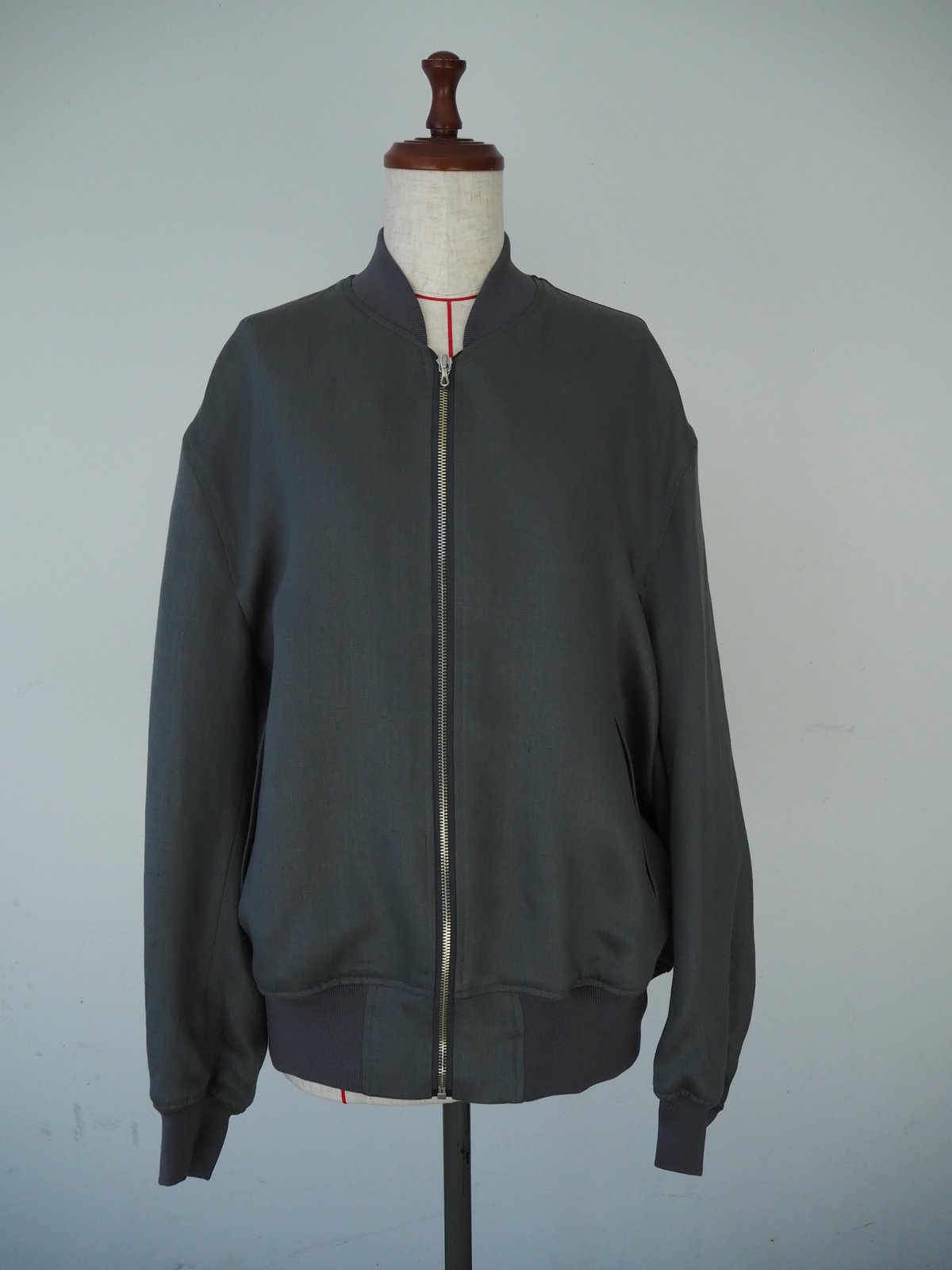 SCYE(MENS) / LINEN SATEN BOMBER JACKET | Burnish
