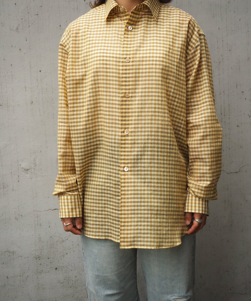 AURALEE(WOMENS) / AIRY LIGHT COTTON CHECK SHIRT
