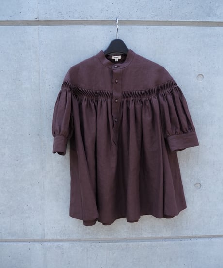 SCYE(WOMENS) / TUCKED BLOUSE HALF SLEEVE