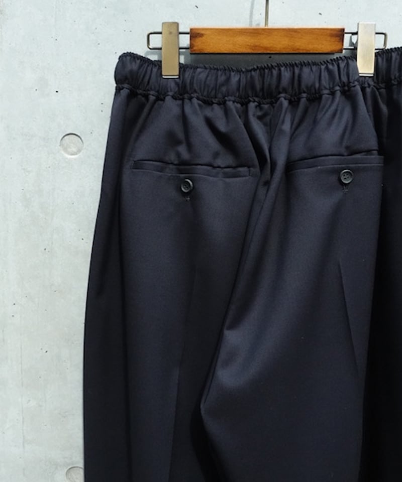 POSTELEGANT(UNISEX) / WOOL TWILL EXTRA WIDE TRO
