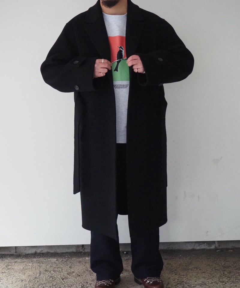 POSTELEGANT(UNISEX) / WOOL REVER COAT | Burnish