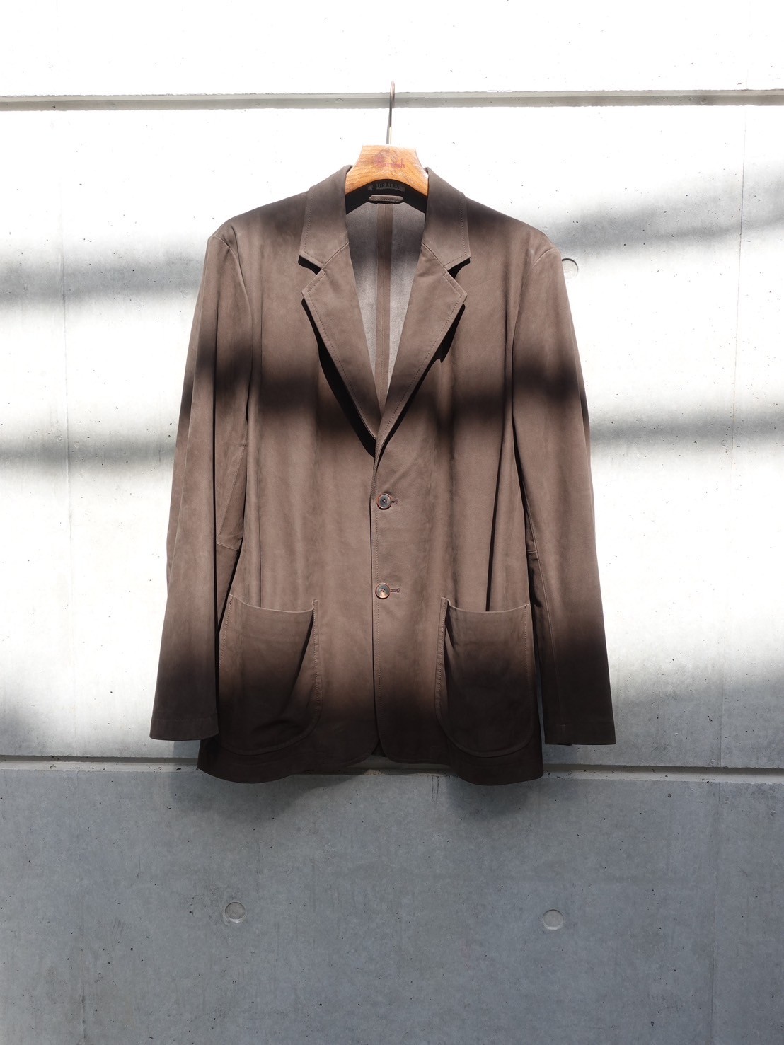 AURALEE CASHMERE FLANNEL COAT