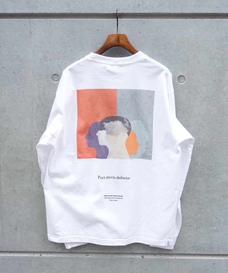POET MEETS DUBWISE 未使用ロンT2枚 POET MEETS DUBWISE / SILENCE Oversized Sweat 裏起毛オーバー