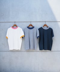 FilMelange(MENS) / VOLKER2 VINTAGE TENJIKU RINGER T-SHIRT