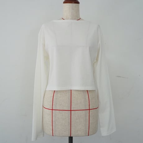 【26SS】AURALEE(WOMENS) / HIGH GAUGE COTTON JERSEY BOAT NECK L/S TEE