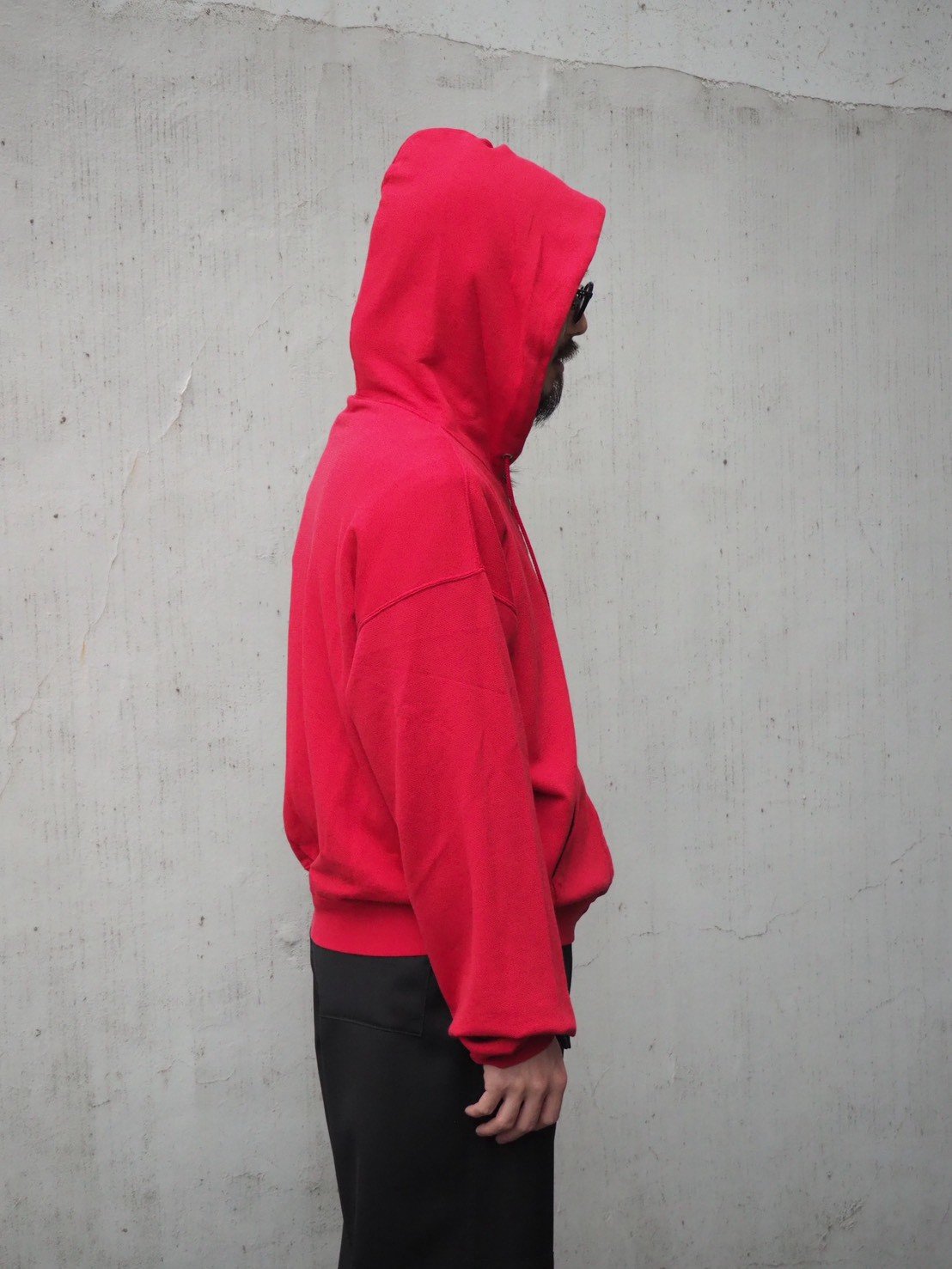 AURALEE(MENS) / HIGH TWIST LIGHT SWEAT ZIP PARK AURALEE(MENS) / HIGH TWIST LIGHT SWEAT ZIP PARK