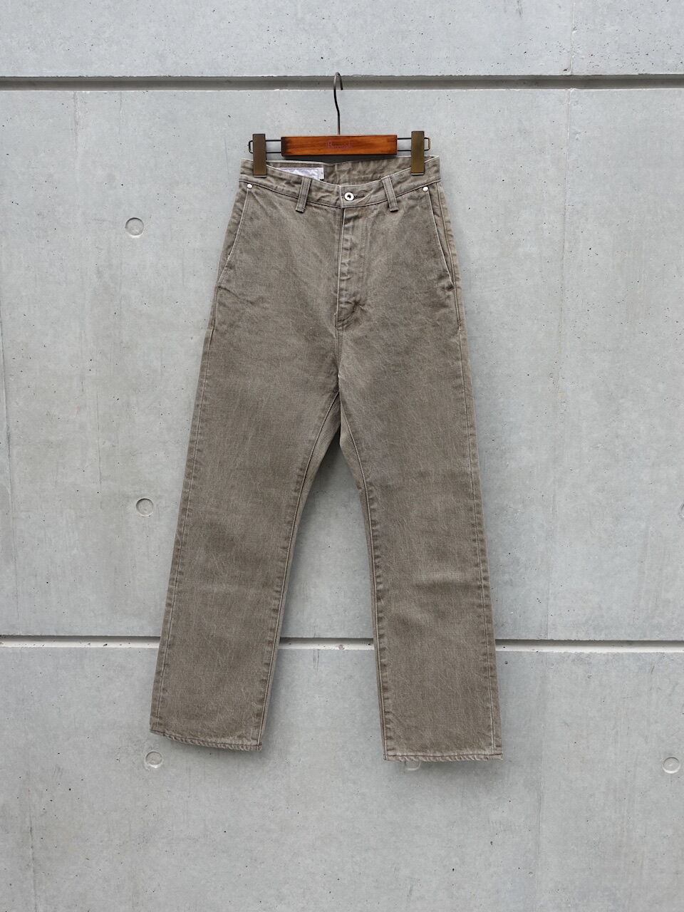 JöICEADDED / 5 Pocket Denim Trousers MOSS BROWN