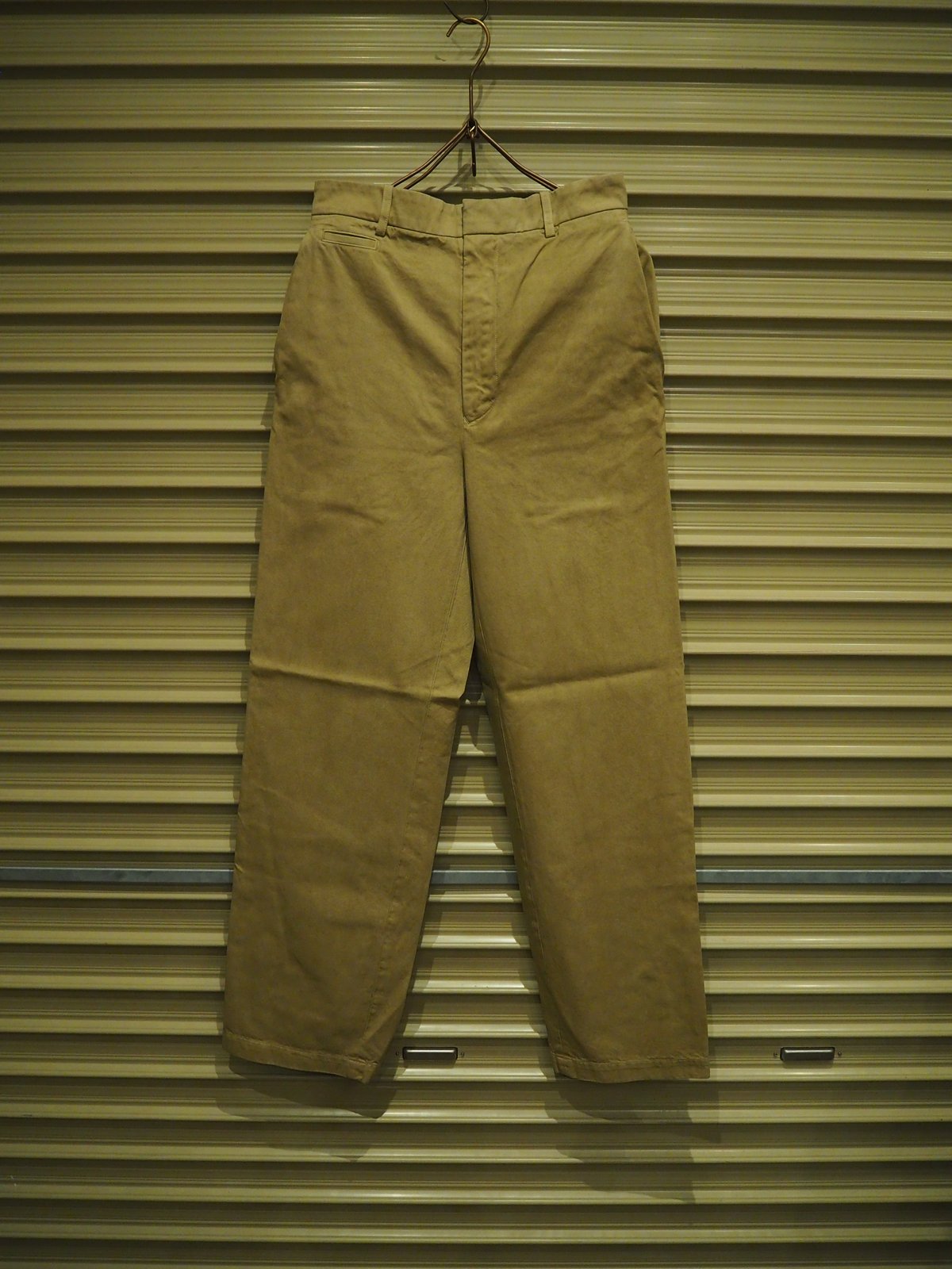 パンツ GARMENT-DYED FINX LIGHT CHINO sssss AURALEE(WOMENS) / GARMENT-DYED FINX LIGHT CHINO
