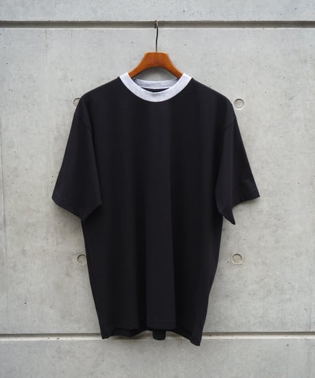 GICIPI(MENS) / CEFALO CREWNECK RELAX FIT RINGER T-SHIRT