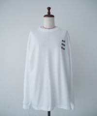 POET MEETS DUBWISE(UNISEX) / Anti Hate Vibes L/S T-SHIRT