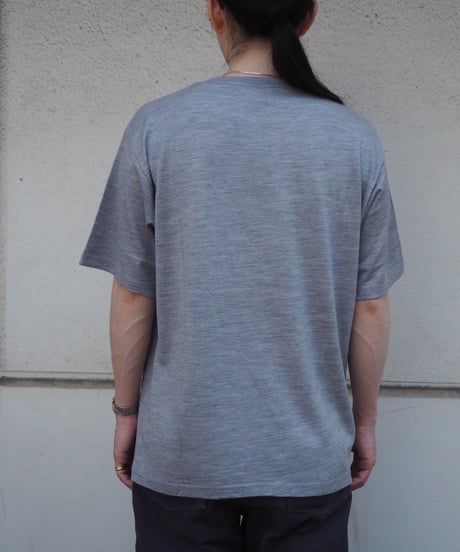 FilMelange(MENS) / WOLF NEW ZEALAND MERINO WOOL TENJIKU SHORT SLEEVE T-SHIRT