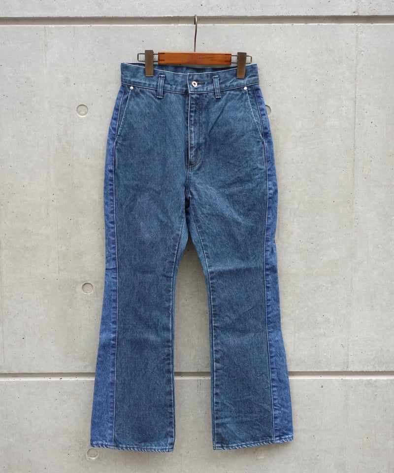 JoICEADDED / SIDE STRIPE DENIM TROUSERS | Burnish