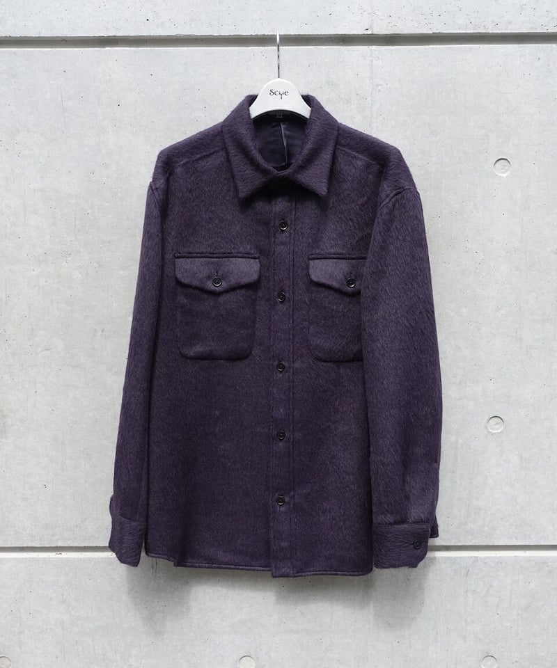 SCYE(MEN`S) / ALPACA SHAGGY SHIRT JACKET | Burn...