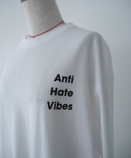 POET MEETS DUBWISE(UNISEX) / Anti Hate Vibes L/S T-SHIRT