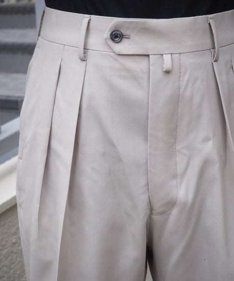NEAT / WOOL POPLIN WIDE
