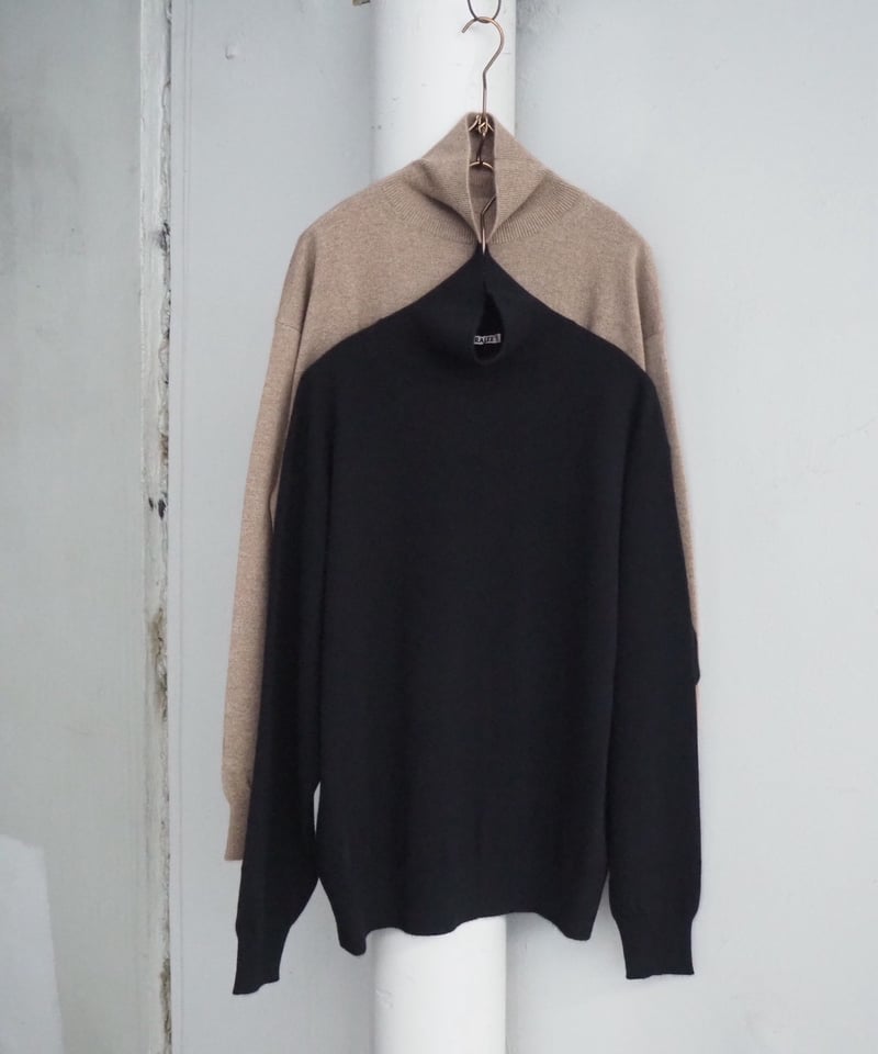 AURALEE(MENS) / BABY CASHMERE KNIT TURTLE | Bur