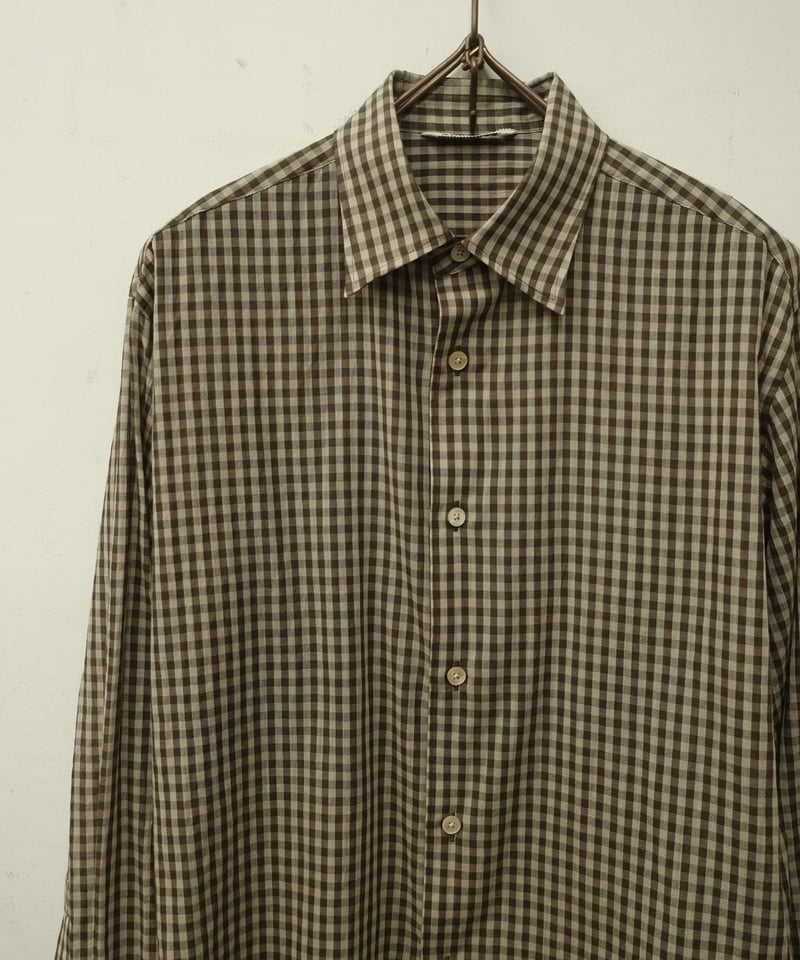 AURALEE(WOMENS) / AIRY LIGHT COTTON CHECK BIG S AURALEE(WOMENS) / AIRY LIGHT COTTON CHECK BIG S