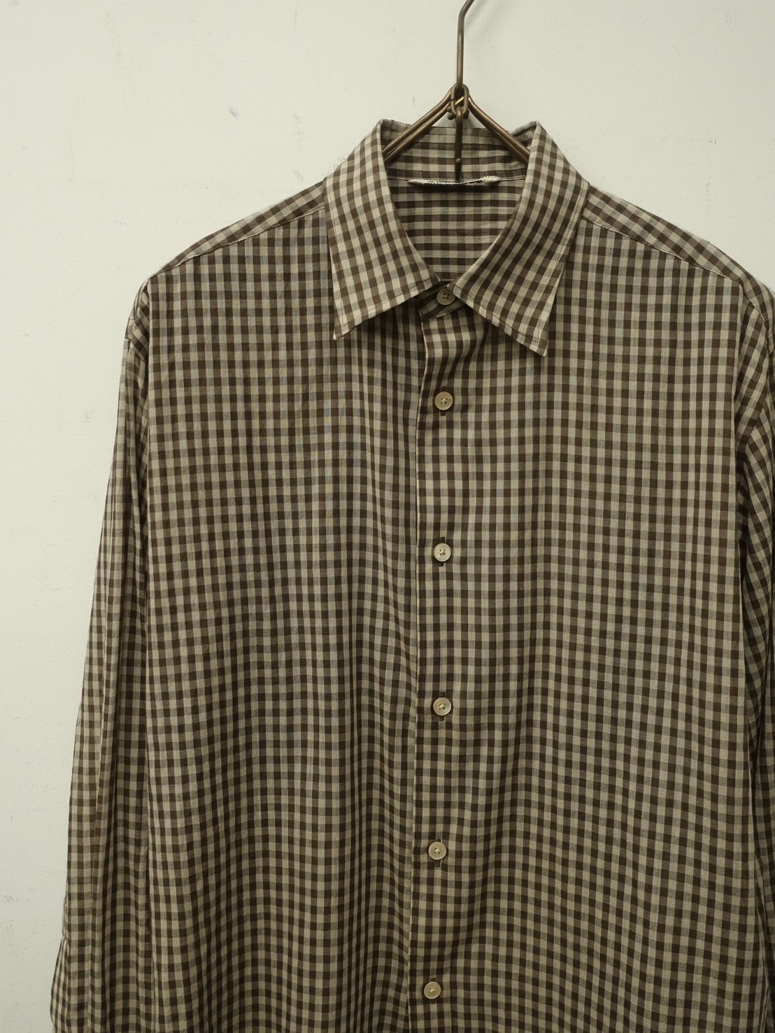 AURALEE(WOMENS) / AIRY LIGHT COTTON CHECK BIG S AURALEE(WOMENS) / AIRY LIGHT COTTON CHECK BIG S
