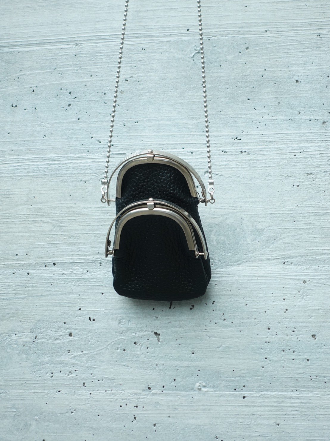 ED ROBERT JUDSON / ODD CHAIN DOUBLE FRAME PURSE