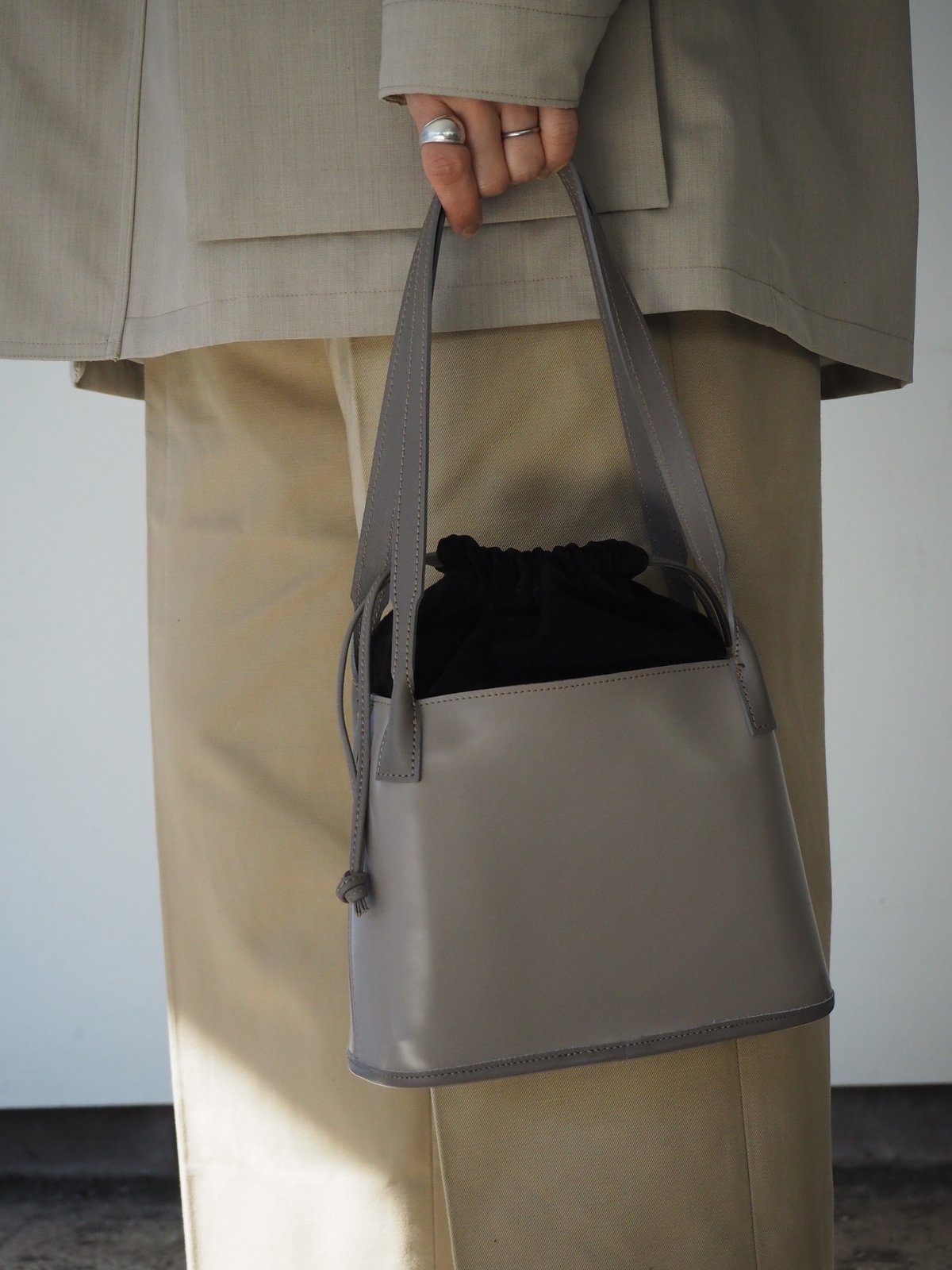 新品タグ付き！PIENI CICACUI KINCHAKU バッグ☆aeta PIENI / CICACUI kinchaku | Burnish