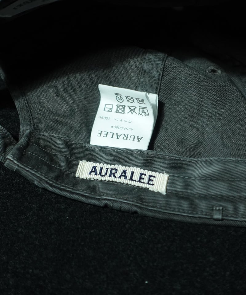 AURALEE(UNISEX) / PRODUCT DYED FINX CHINO CAP M