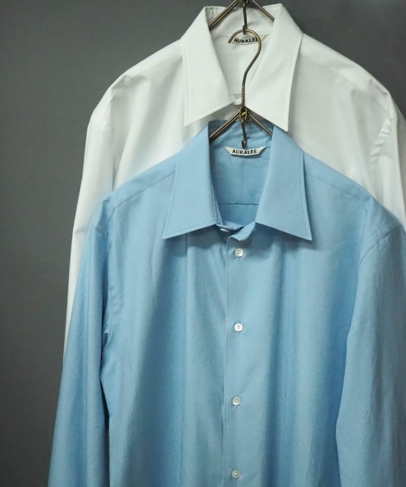 26SS】AURALEE(MENS) / WASHED FINX TWILL SHIRT |