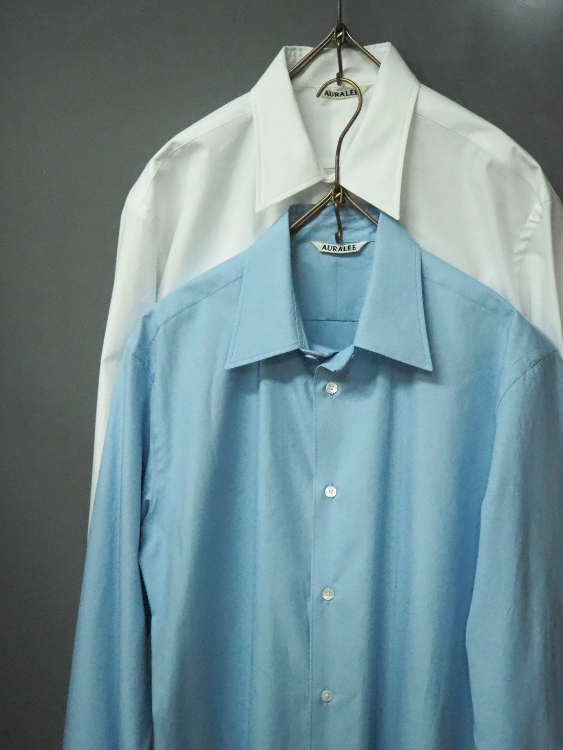 26SS】AURALEE(MENS) / WASHED FINX TWILL SHIRT |