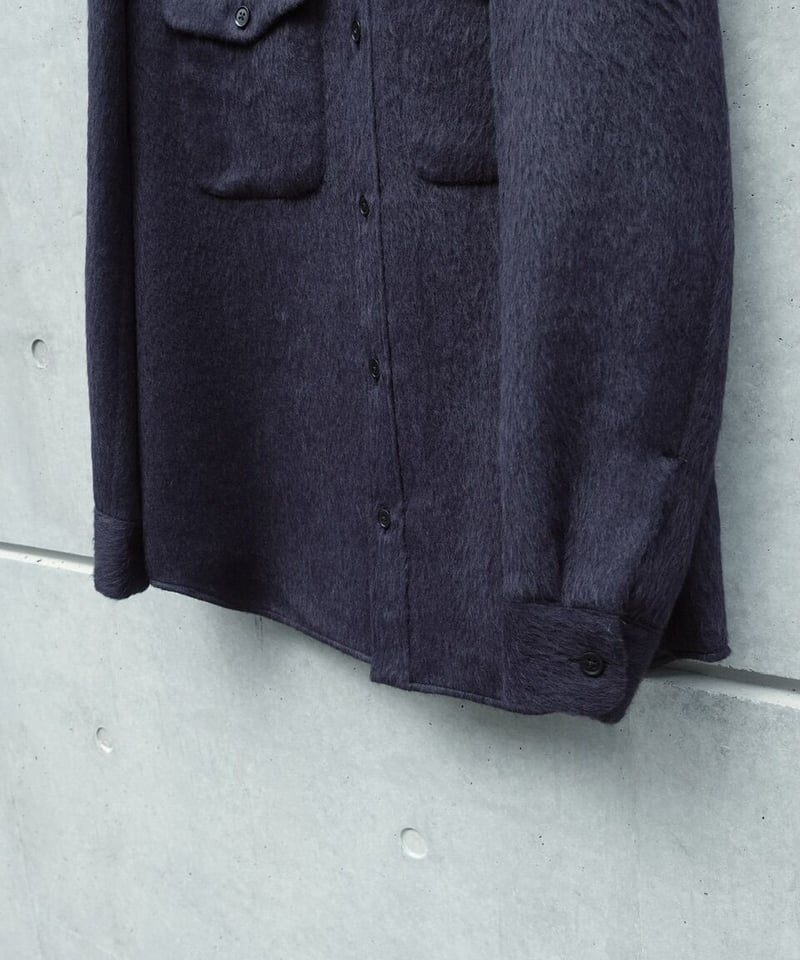 SCYE(MEN`S) / ALPACA SHAGGY SHIRT JACKET | Burn...