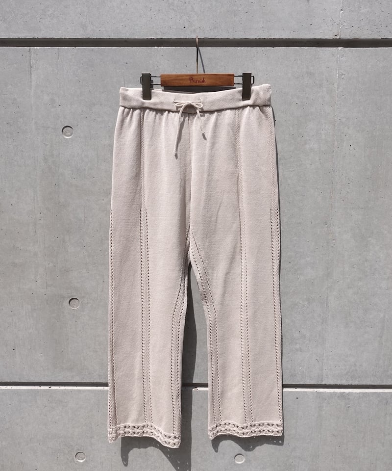 JoICEADDED / TRIANGLE PATTERN KNIT PANTS | Burnish JoICEADDED / TRIANGLE PATTERN KNIT PANTS | Burnish