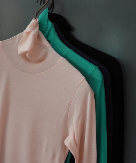 AURALEE(WOMENS) / HIGH GAUGE SHEER RIB TURTLE NECK L/S TEE