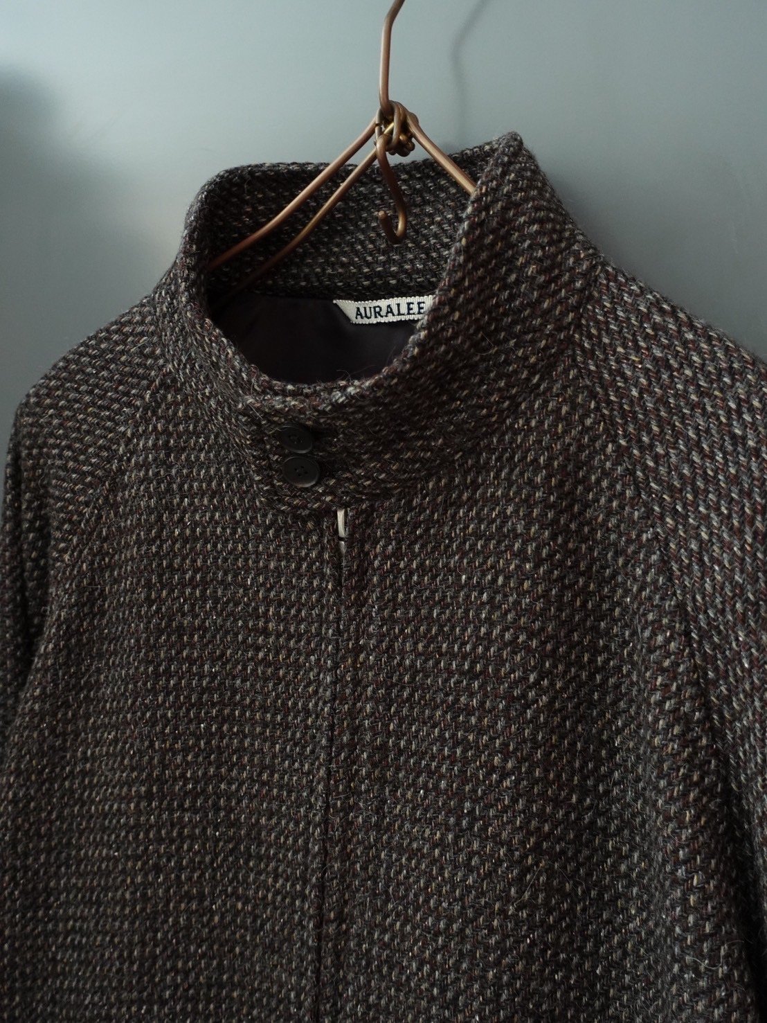 ジャケット・アウター AURALEE 25aw ALPACA WOOL SILK TWEED COAT 25AW】AURALEE ALPACA WOOL SILK TWEED OVER JACKET – Chum!