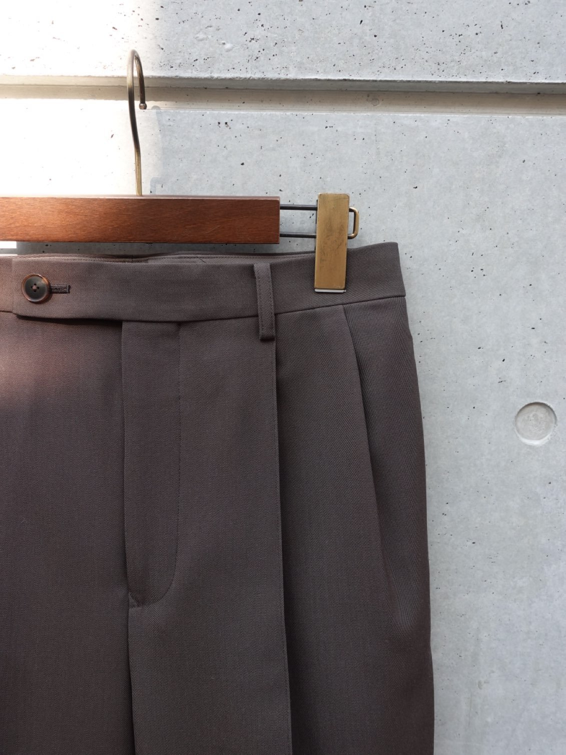 スカート AURALEE LIGHT WOOL MAX GABARDINE SKIRT AURALEE women's / LIGHT WOOL MAX GABARDINE SKIRT (KHAKI