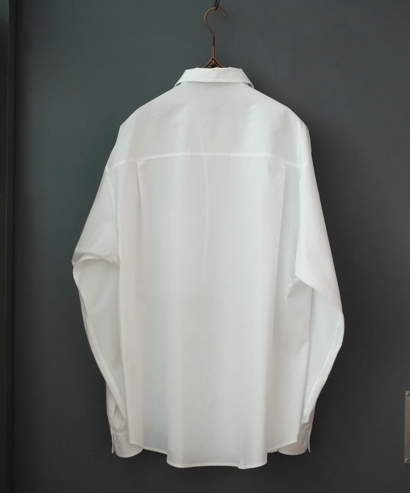 AURALEE(MENS) / WASHED FINX TWILL BIG SHIRT | B