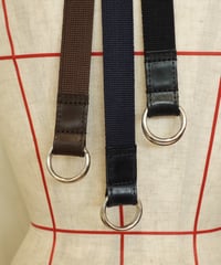 BEORMA(UNISEX) / 25mm W RING WEBBING BELT
