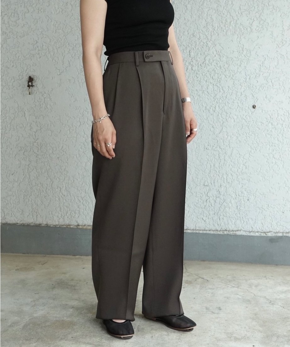 AURALEE(WOMENS) / LIGHT WOOL MAX GABARDINE SLAC