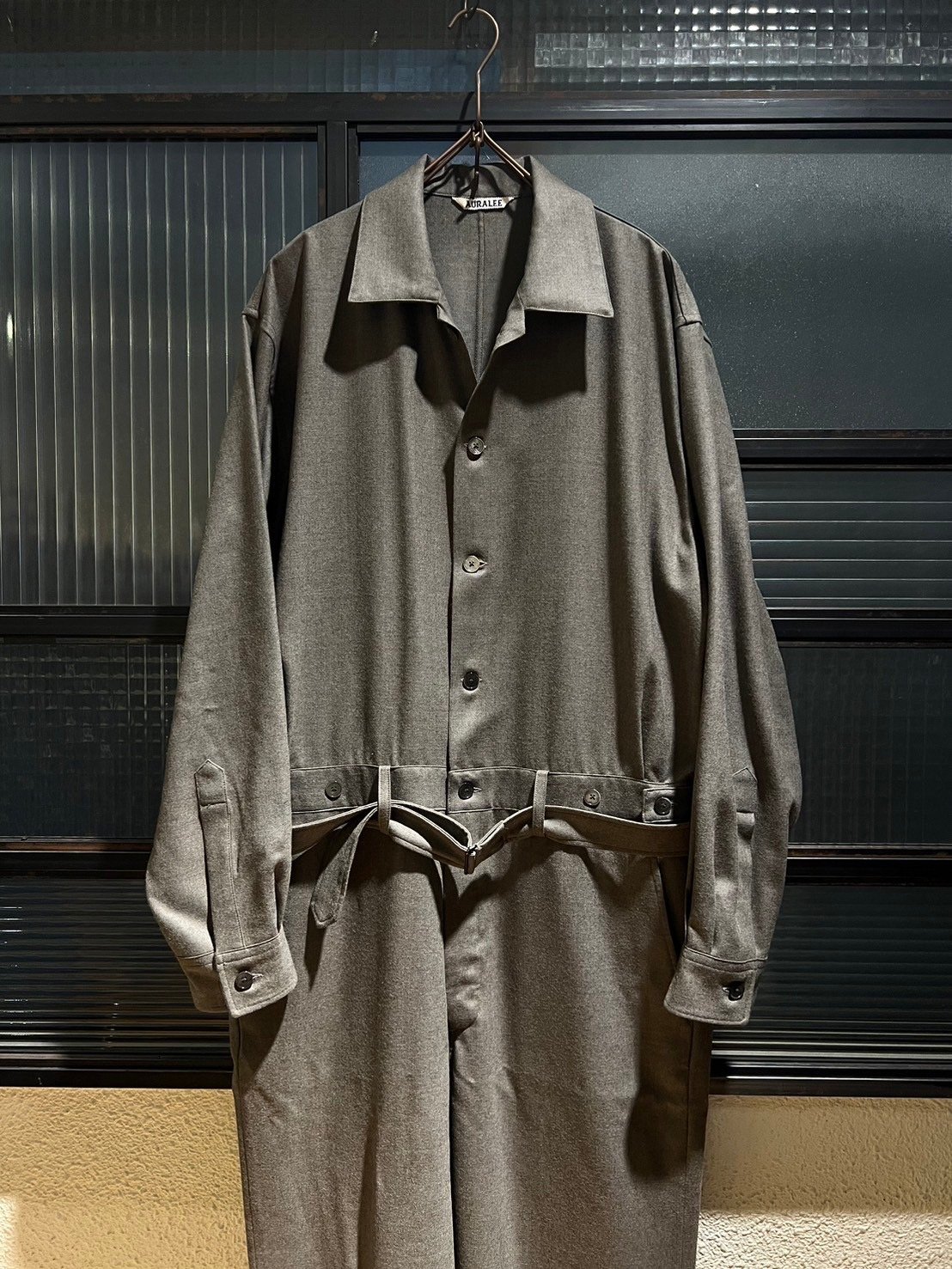 AURALEE 24AW SUPER LIGHT WOOL JUMPSUIT AURALEE 24AW SUPER LIGHT